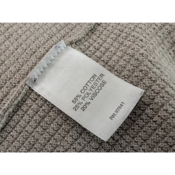 J.Jill Pure Jill Tunic Top Tan Thermal Hooded Hoodie Cotton Blend Misses Size XL - Picture 6 of 7